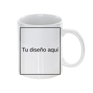 (Pesonalizable) Taza Sublimación Blanca